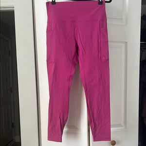 Vibrant magenta High-Waisted Leggings